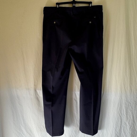 Lee Custom fit collection Navy Blue Men's Work Dress Pants size 38x32 - Picture 3 of 8